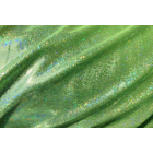 Kép 1/3 - Verde fluo-ezüst hologramos táncruha anyag
