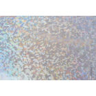 Kép 2/2 - Fehér hologrammos táncruha anyag, fogás és színminta 30x30 cm