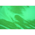 Kép 2/2 - Verde fluo pöttyös színes metál laminált táncruha anyag, fogás és színminta 30x30 cm