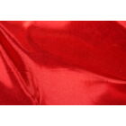 Kép 2/2 - Piros pöttyös színes metál laminált táncruha anyag, fogás és színminta 30x30 cm