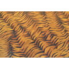 Kép 2/2 - Tigris arany laminált táncruha anyag, fogás és színminta 30x30 cm