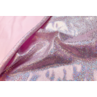 Kép 3/3 - Barbie-ezüst hologramos táncruha anyag