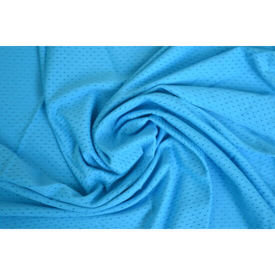 Light Blue lyukacsos fitneszruha anyag, fogás és színminta 30x30 cm