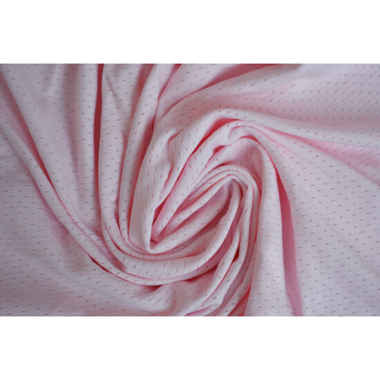Light Rosa lyukacsos fitneszruha anyag, fogás és színminta 30x30 cm