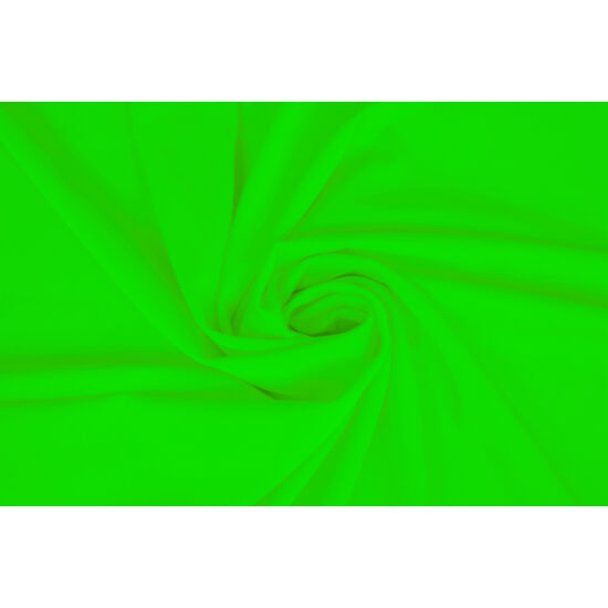 Verde fluo poliészter elasztán fürdőruha anyag, matt, 170 gr