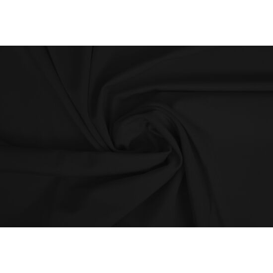 Fekete poliamid-spandex fürdőruha anyag, fényes, 170 gr