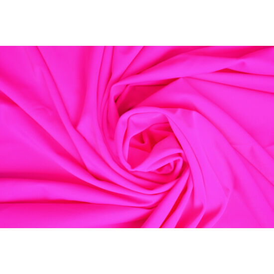 Pink poliamid elasztán fürdőruha anyag, matt, 170 gr, fogás és színminta 30x30 cm