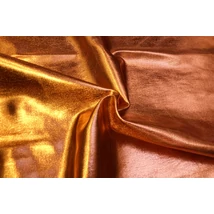 Metál-gumis laminált táncruha anyag, new orange