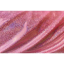 Rio-ezüst hologramos táncruha anyag