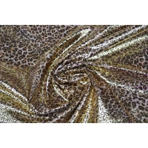 Ocelot arany laminált táncruha, fogás és színminta 30x30 cm