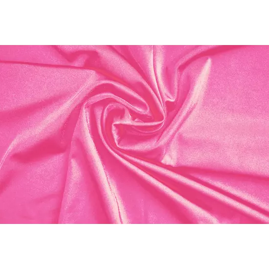 Rosa shocking poliamid elasztán fürdőruha anyag, fényes, 170 gr, fogás és színminta 30x30 cm